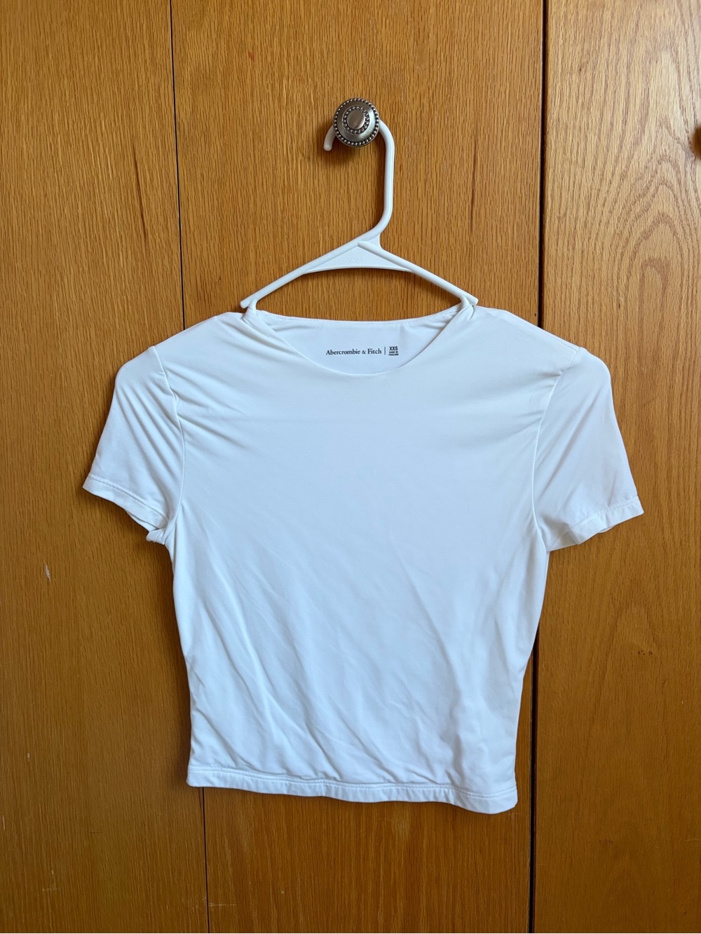Abercrombie & Fitch White seamless Short Sleeve Tee